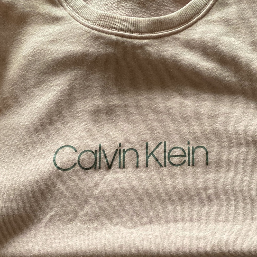 Calvin Klein Light Pink Long Sleeve Lounge Top